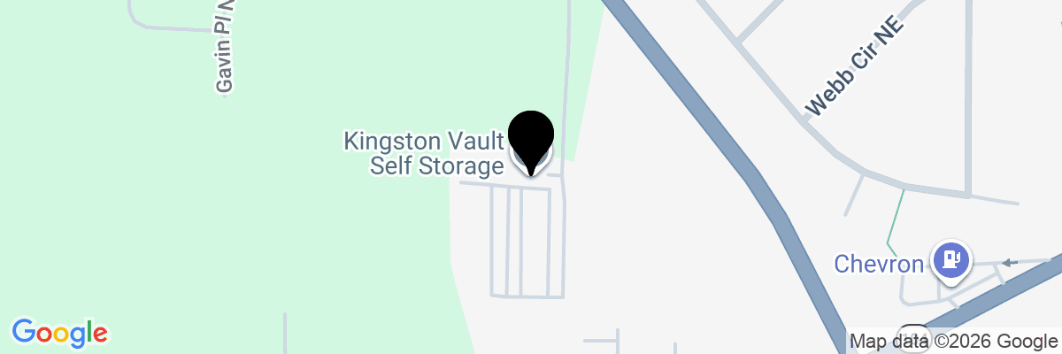 Map showing facility locations
