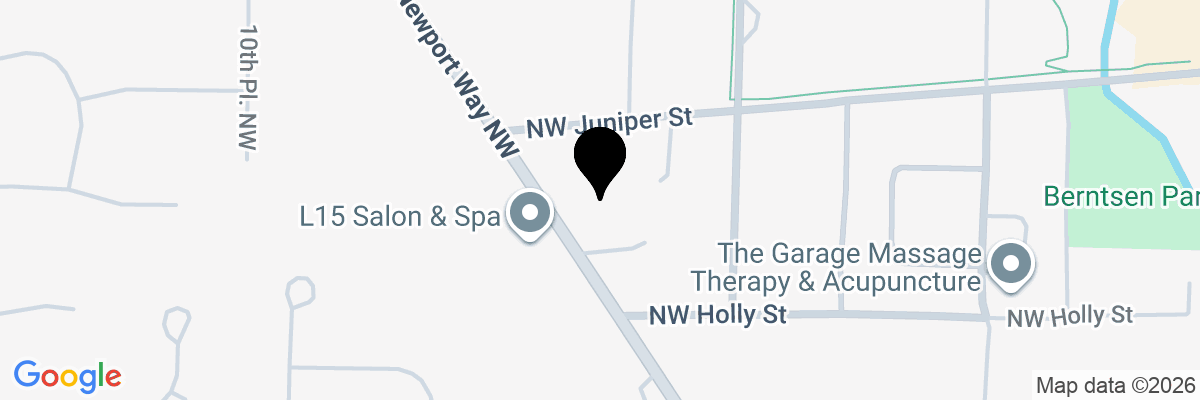 Map showing facility locations