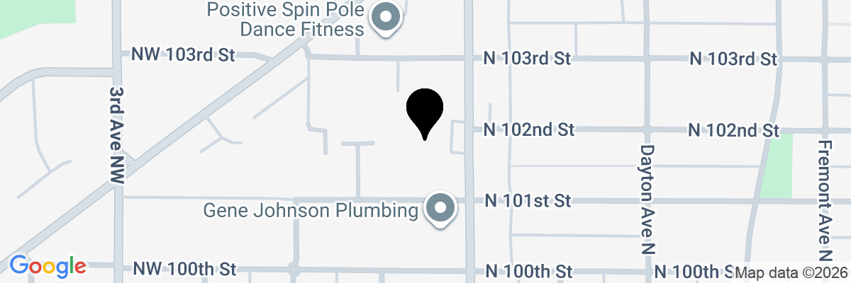 Map showing facility locations