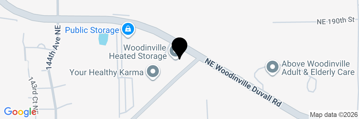 Map showing facility locations