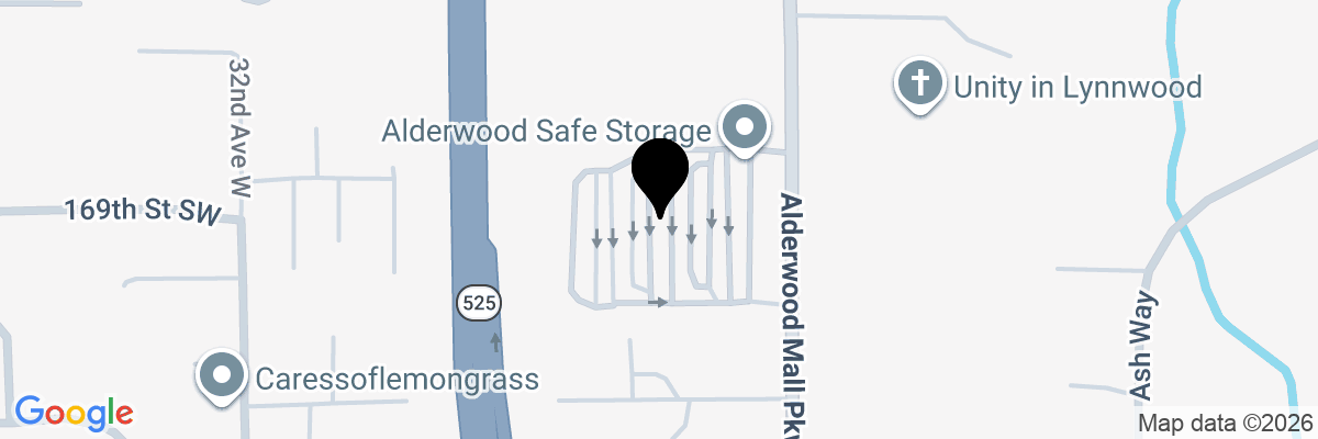 Map showing facility locations